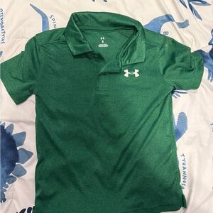 Under Armour Kids Polo Shirt in Forest Green